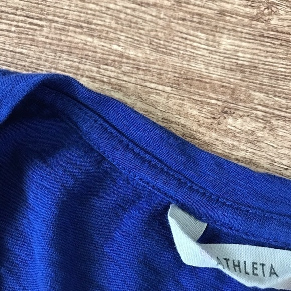 Athleta Cobalt Blue Long Sleeve - Picture 3 of 5